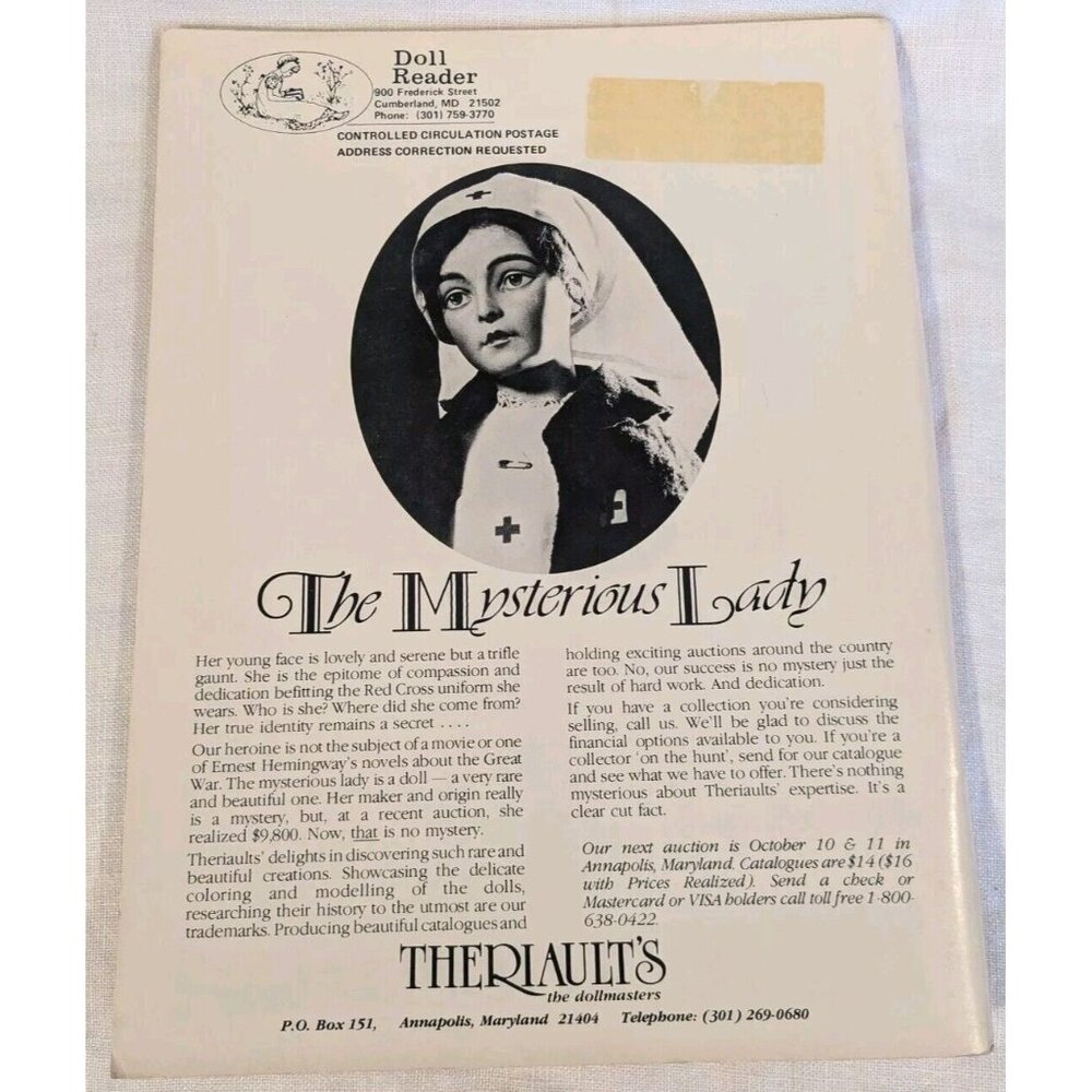 1981 Doll Reader Magazine Collectors Guide Miniatures 80s Clowns Lot Of 4 Vtg - Picture 6 of 16